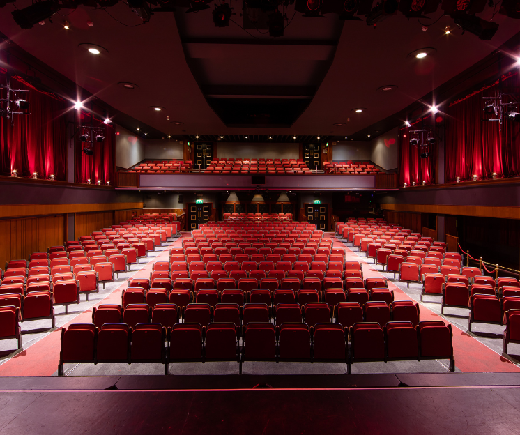 Our main auditorium, bringing the world of theatre, comedy, live music and more to Chelmsford
